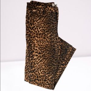 Forever 21 Premium Denim Leopard Print Jeans 6